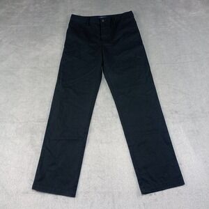 Polo Ralph Lauren Chino Dress Pants Womens Sz 12 Black Work Office Career Cotton